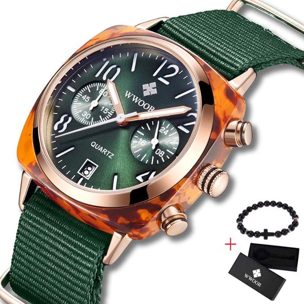 wristwatches watches women 2021 wwoor fashion creative analog quartz wrist watch casual nylon ladies clock female montre femme, Slivery;brown
wristwatches watches women 2021 wwoor fashion creative analog quartz wrist watch casual nylon ladies clock female montre femme, Slivery;brown