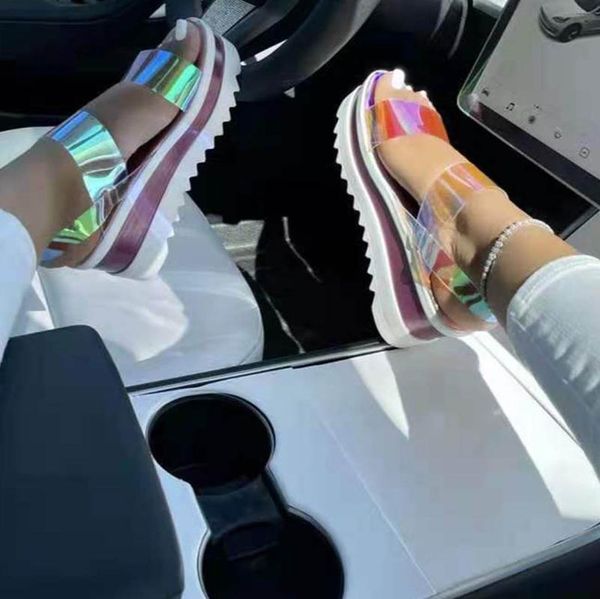 sandals 2021 women's fashion one-word buckle transparent belt open toe platform casual summer female beach shoes #40, Black
sandals 2021 women's fashion one-word buckle transparent belt open toe platform casual summer female beach shoes #40, Black