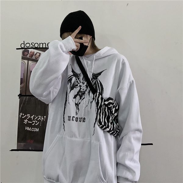 women's hoodies & sweatshirts lychee girls devil letter print women fleece hooded casual loose pocket female spring autumn winter lady, Black
women's hoodies & sweatshirts lychee girls devil letter print women fleece hooded casual loose pocket female spring autumn winter lady, Black