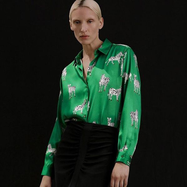 spring autumn loose leisure womens shirt long sleeve clothing animal printing women blouses, White
spring autumn loose leisure womens shirt long sleeve clothing animal printing women blouses, White