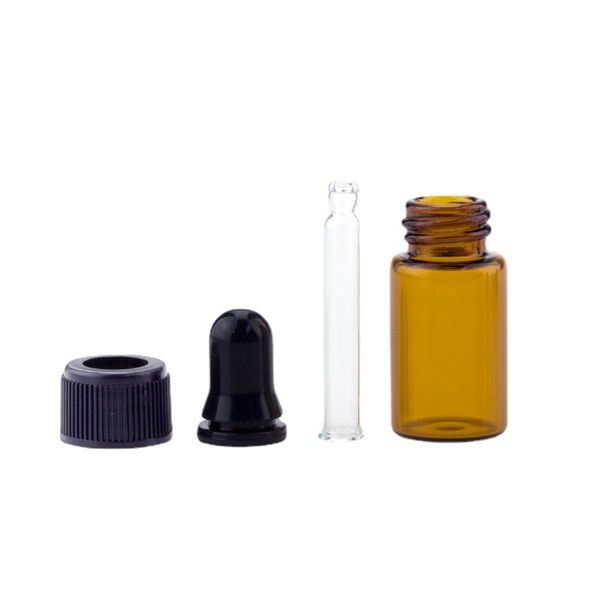1-3ml dropper bottle brown drop tube vial essential oil bottle
1-3ml dropper bottle brown drop tube vial essential oil bottle