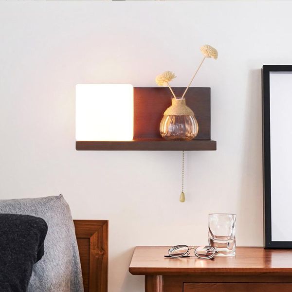 wall lamp nordic creative shelf for bedroom bedside deco walnut corridor light simple design bracket indoor lighting
wall lamp nordic creative shelf for bedroom bedside deco walnut corridor light simple design bracket indoor lighting