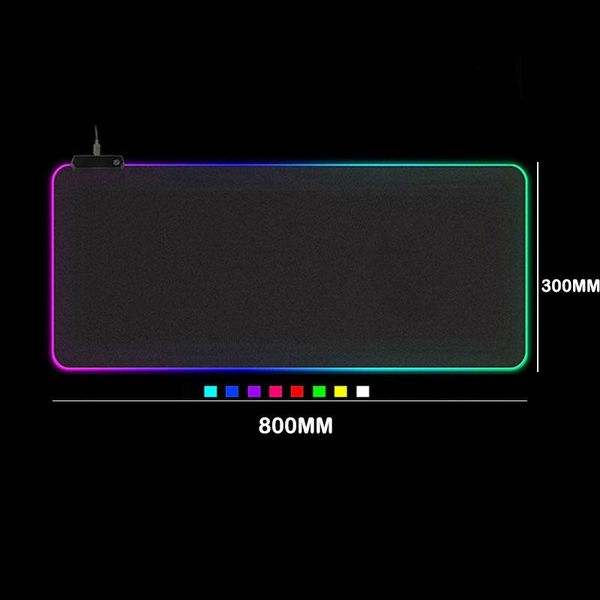 mouse pads & wrist rests led light gaming pad rgb large keyboard cover non-slip rubber base computer carpet desk mat pc game
mouse pads & wrist rests led light gaming pad rgb large keyboard cover non-slip rubber base computer carpet desk mat pc game