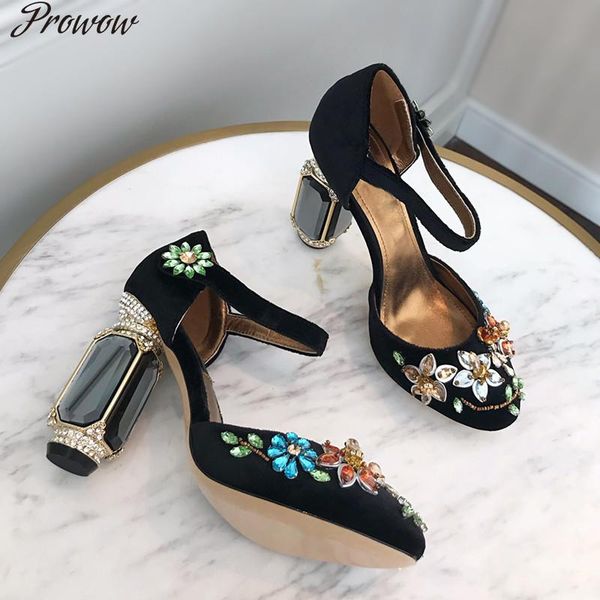rhinestone heeled pumps shoes women's retro embroidered crystal velvet heels wedding dress, Black
rhinestone heeled pumps shoes women's retro embroidered crystal velvet heels wedding dress, Black
