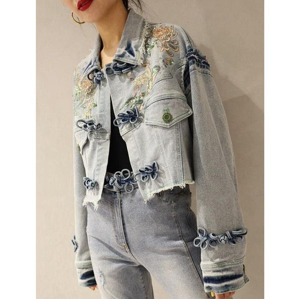 women's outerwear 2021 autumn fringed denim jacket fashion age reduction short female belt breasted coat jackets, Black;brown
women's outerwear 2021 autumn fringed denim jacket fashion age reduction short female belt breasted coat jackets, Black;brown