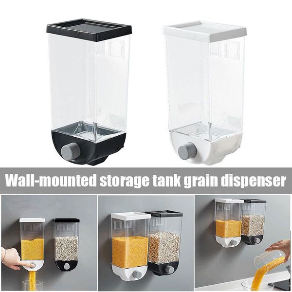 storage bottles & jars cereal dispenser container wall mounted tank 1500ml grain dry food kitchen box und sa
storage bottles & jars cereal dispenser container wall mounted tank 1500ml grain dry food kitchen box und sa