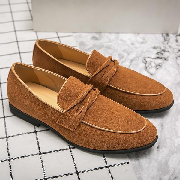 dress shoes soft boat for men plus moccasin homme suede slip on male loafers round head casual walking chaussures, Black
dress shoes soft boat for men plus moccasin homme suede slip on male loafers round head casual walking chaussures, Black