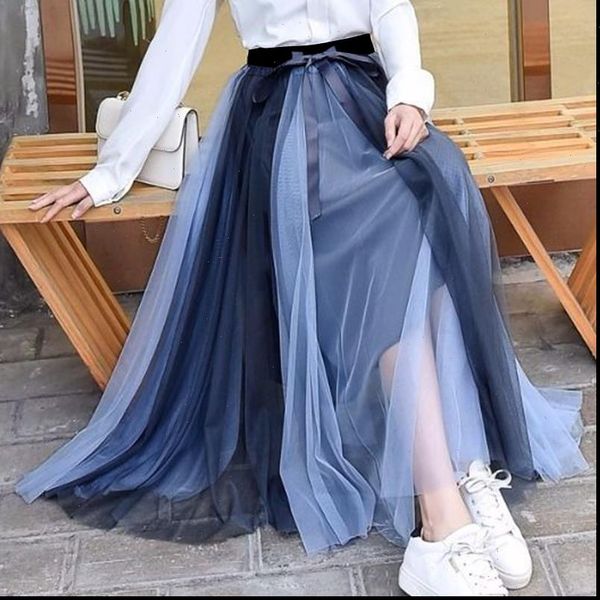 womens skirts autumn winter vintage tulle skirt women elastic high waist mesh long pleated party a line, Black
womens skirts autumn winter vintage tulle skirt women elastic high waist mesh long pleated party a line, Black