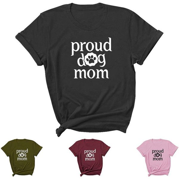 women's t-shirt dog mom letter print women t shirt short sleeve o neck loose tshirt ladies tee clothes camisetas mujer, White
women's t-shirt dog mom letter print women t shirt short sleeve o neck loose tshirt ladies tee clothes camisetas mujer, White