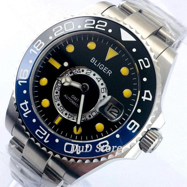 wristwatches bliger 43mm black dial yellow beads and blue ceramic bezel sapphire stainless steel case luminous automatic men watch, Slivery;brown
wristwatches bliger 43mm black dial yellow beads and blue ceramic bezel sapphire stainless steel case luminous automatic men watch, Slivery;brown