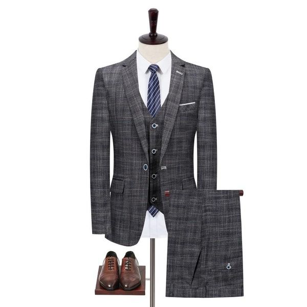 men's suits & blazers autumn and winter suit three piece lattice leisure fashion slim fit korean youth m-5xl, White;black
men's suits & blazers autumn and winter suit three piece lattice leisure fashion slim fit korean youth m-5xl, White;black