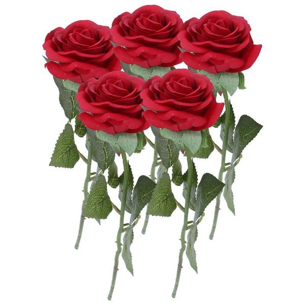 5pcs simulation rose decor artificial ornament fake flower valentine's day party gift scene decorative accessories flowers & wreaths
5pcs simulation rose decor artificial ornament fake flower valentine's day party gift scene decorative accessories flowers & wreaths