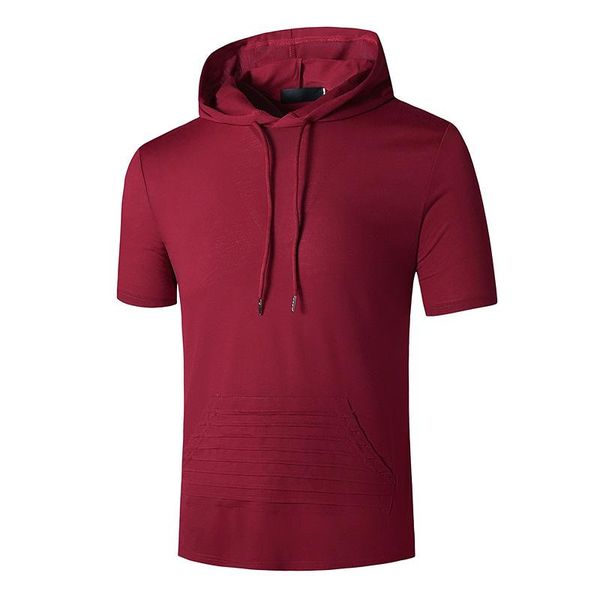 men polyester t shirt muscle movements with short sleeves long hooded round collar hoodie cultivate one's morality type running jerseys, Black;blue
men polyester t shirt muscle movements with short sleeves long hooded round collar hoodie cultivate one's morality type running jerseys, Black;blue