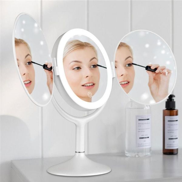 compact mirrors trifold magnifying makeup mirror beauty with led lights bathroom rechargeable 2x/3x touch screen
compact mirrors trifold magnifying makeup mirror beauty with led lights bathroom rechargeable 2x/3x touch screen