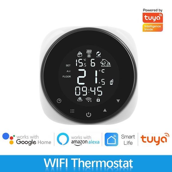 smart home control thermostat electric floor heating wifi lcd panel tuya app remote controller
smart home control thermostat electric floor heating wifi lcd panel tuya app remote controller