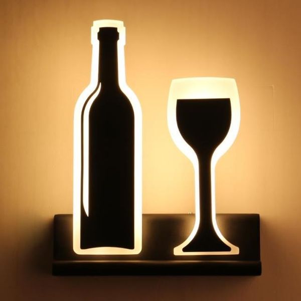 personality creative modern acrylic bottle cup led wall lamp for bedroom aisle stair restaurant av 80-265v 1108 lamps
personality creative modern acrylic bottle cup led wall lamp for bedroom aisle stair restaurant av 80-265v 1108 lamps