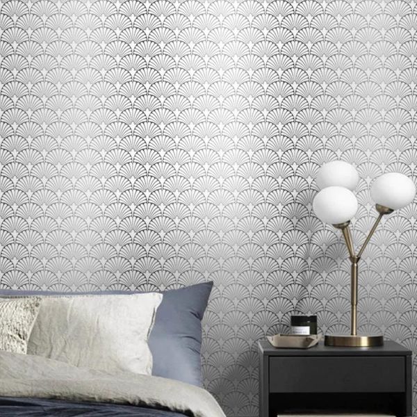 wallpapers modern trellis wallpaper peel and stick silver fan contact paper removable self adhesive kitchen cabinet drawer film
wallpapers modern trellis wallpaper peel and stick silver fan contact paper removable self adhesive kitchen cabinet drawer film