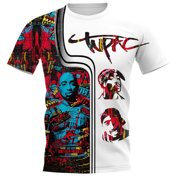 cloocl hip hop singer 2pac mens t-shirts short sleeve men clothing street style t shirts 3d print shirt, White;black
cloocl hip hop singer 2pac mens t-shirts short sleeve men clothing street style t shirts 3d print shirt, White;black