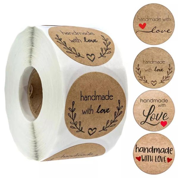 gift wrap 50-500pcs handmade with love stickers natural kraft paper for package adhesive thank you sticker seal labels stationery
gift wrap 50-500pcs handmade with love stickers natural kraft paper for package adhesive thank you sticker seal labels stationery