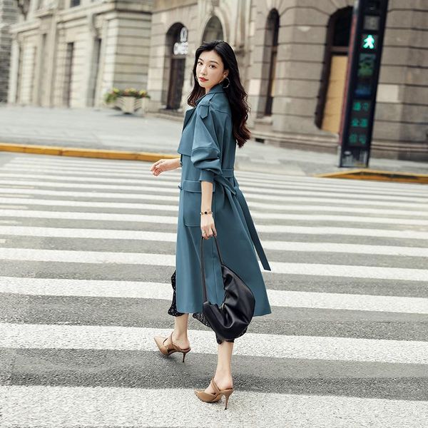 women's trench coats windbreaker long 2021 spring dress style temperament and autumn small british drooping, Tan;black
women's trench coats windbreaker long 2021 spring dress style temperament and autumn small british drooping, Tan;black