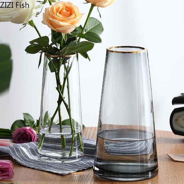 vases european style luxury gilt transparent glass vase art hydroponic rose flower living room porch dining table decoration
vases european style luxury gilt transparent glass vase art hydroponic rose flower living room porch dining table decoration