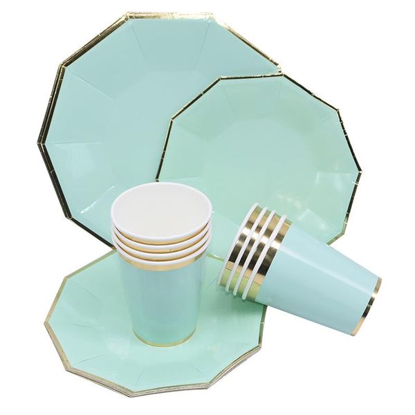 disposable dinnerware 24pcs/set green pink blue paper plates cups tableware set for wedding birthday party baby shower supplies decor #t30
disposable dinnerware 24pcs/set green pink blue paper plates cups tableware set for wedding birthday party baby shower supplies decor #t30