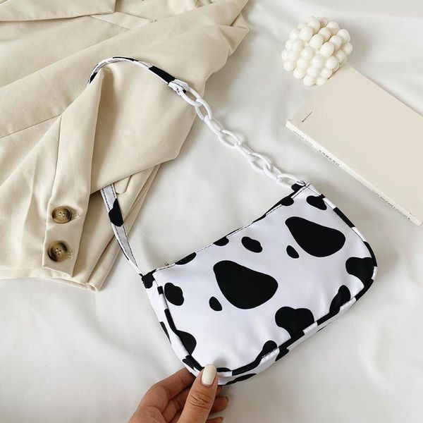 fashion cow milk print underarm shoulder bags nylon women handbag totes female casual simple daily handle bag
fashion cow milk print underarm shoulder bags nylon women handbag totes female casual simple daily handle bag