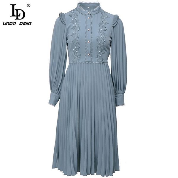 summer women vintage midi dress fashion designer ladies blue lace lantern sleeve casual vacation pleated dresses 210522, Black;gray
summer women vintage midi dress fashion designer ladies blue lace lantern sleeve casual vacation pleated dresses 210522, Black;gray