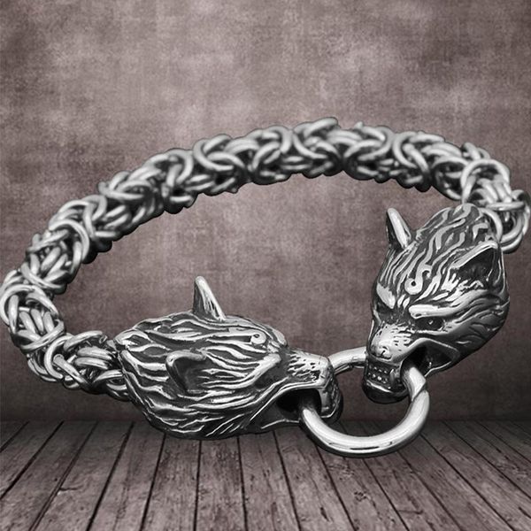 charm bracelets punk nordic-viking wolf bracelet vintage men chain wolfs head biker jewelry, Golden;silver
charm bracelets punk nordic-viking wolf bracelet vintage men chain wolfs head biker jewelry, Golden;silver