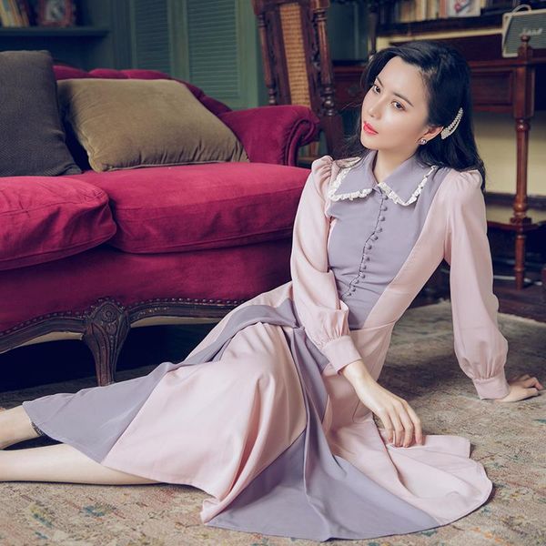 casual dresses spring french vintage temperament dress preppy style mid-length slim elegant audrey hepburn 1960s, Black;gray
casual dresses spring french vintage temperament dress preppy style mid-length slim elegant audrey hepburn 1960s, Black;gray