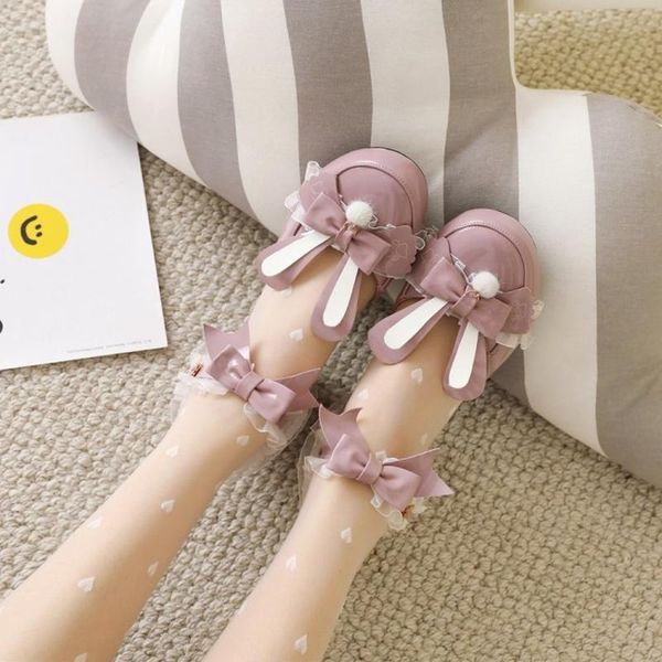 us4-11 womens lolita round toe ear bowknot kawaii cosplay shoes sandals mid heel plus size 34-45 maryjanes 2021, Black
us4-11 womens lolita round toe ear bowknot kawaii cosplay shoes sandals mid heel plus size 34-45 maryjanes 2021, Black