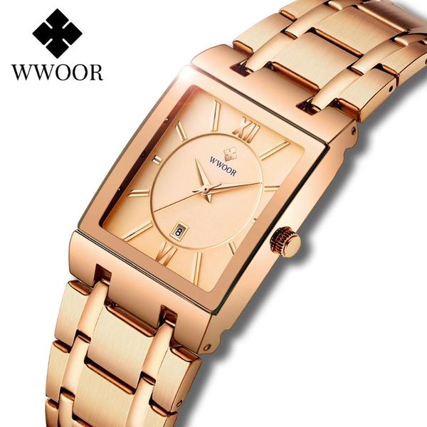 wristwatches ladies wrist watches 2021 wwoor rose gold women's quartz dress watch for female square sports clock reloj muje, Slivery;brown
wristwatches ladies wrist watches 2021 wwoor rose gold women's quartz dress watch for female square sports clock reloj muje, Slivery;brown