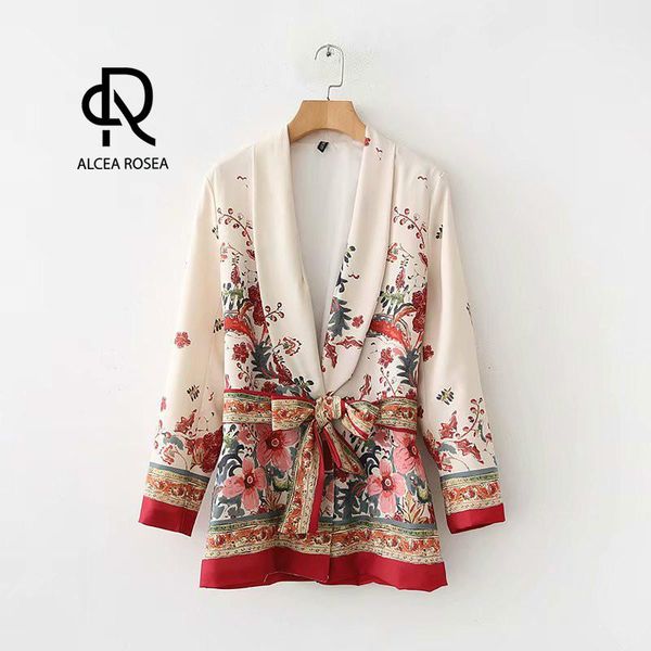 women's suits & blazers alcea rosea flowers printed suit for women long sleeve female blazer spring summer 2008 casual with belt ol ar7, White;black
women's suits & blazers alcea rosea flowers printed suit for women long sleeve female blazer spring summer 2008 casual with belt ol ar7, White;black
