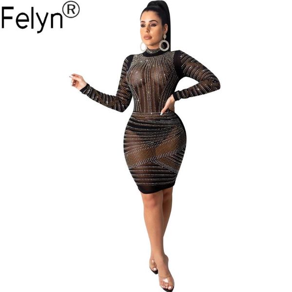 casual dresses felyn 2021 famous elegant design dress black transparent o-neck gold silver diamond night party mini vestidos bb8865, Black;gray
casual dresses felyn 2021 famous elegant design dress black transparent o-neck gold silver diamond night party mini vestidos bb8865, Black;gray