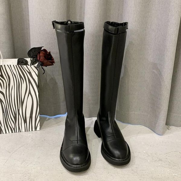 boots women genuine leather knee high platform round toe thick heel zipper ladies autumn winter brown, Black
boots women genuine leather knee high platform round toe thick heel zipper ladies autumn winter brown, Black