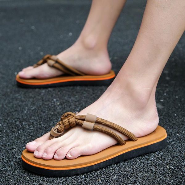 slippers thick soled beach fashion flip flops for men leisure concise pu outside narrow band platform solid summer shoes, Black
slippers thick soled beach fashion flip flops for men leisure concise pu outside narrow band platform solid summer shoes, Black