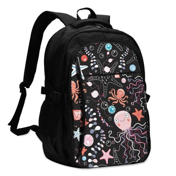 backpack 2021 women men fashion ocs and jellyfish cute sea creature travel school recreation business bag
backpack 2021 women men fashion ocs and jellyfish cute sea creature travel school recreation business bag