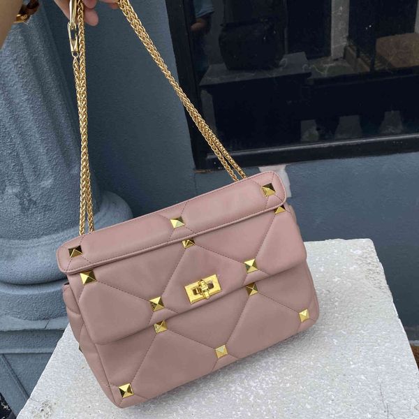 evening bags rivet shoulder purses and handbags quilted real leather designer for women crossbody bag with chain,rivet studded 202
evening bags rivet shoulder purses and handbags quilted real leather designer for women crossbody bag with chain,rivet studded 202
