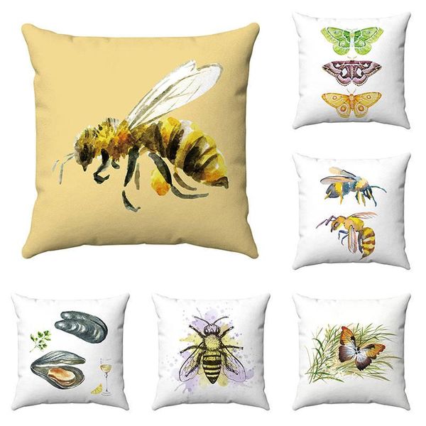 45*45cm watercolor bee butterfly design super soft throw cushion cover home decoration living room pillowcase cushion/decorative pillow
45*45cm watercolor bee butterfly design super soft throw cushion cover home decoration living room pillowcase cushion/decorative pillow