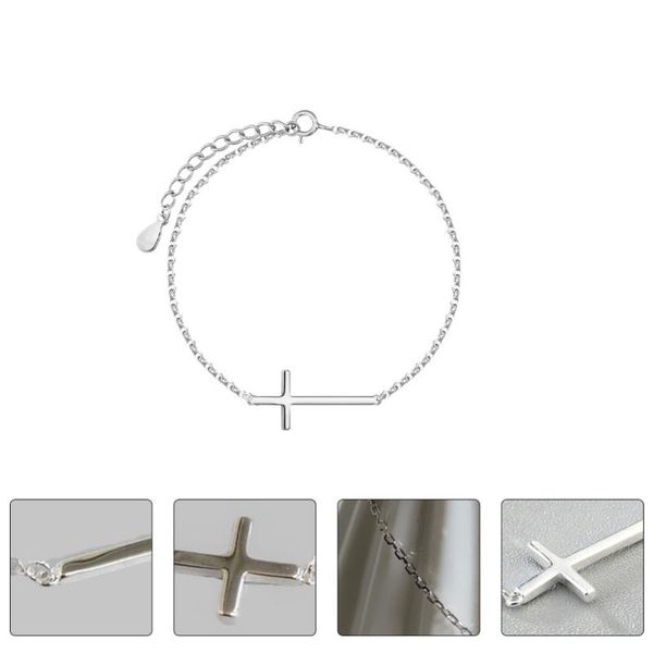 charm bracelets 1pc fashionable cross bracelet chic bangle style arm ornament jewelry, Golden;silver
charm bracelets 1pc fashionable cross bracelet chic bangle style arm ornament jewelry, Golden;silver