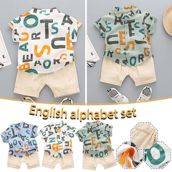 toddler kids baby boys english alphabet shirt shorts clothes set children's sets girls clothing outfits, White
toddler kids baby boys english alphabet shirt shorts clothes set children's sets girls clothing outfits, White
