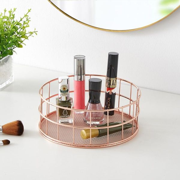hooks & rails nordic iron rose gold round storage rack home living room bedroom deskcosmetic shelf hollow organizer
hooks & rails nordic iron rose gold round storage rack home living room bedroom deskcosmetic shelf hollow organizer
