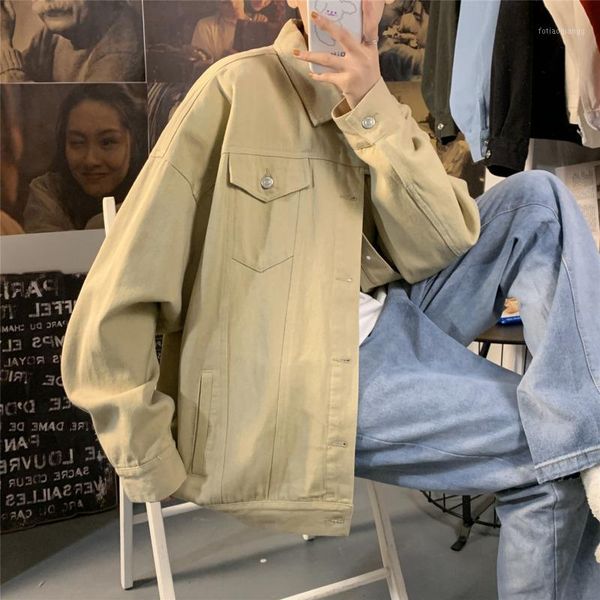 men's jackets autumn cotton multicolor denim jacket fashion retro pocket tooling mens streetwear loose hip-hop bomber men, Black;brown
men's jackets autumn cotton multicolor denim jacket fashion retro pocket tooling mens streetwear loose hip-hop bomber men, Black;brown