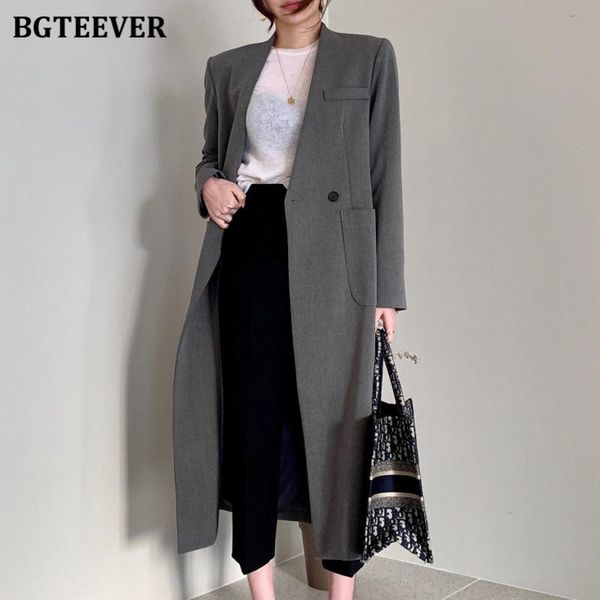 fashion one button v-neck women long trench coats elegant sleeve belted female outwear autumn winter windbreaker women's, Tan;black
fashion one button v-neck women long trench coats elegant sleeve belted female outwear autumn winter windbreaker women's, Tan;black