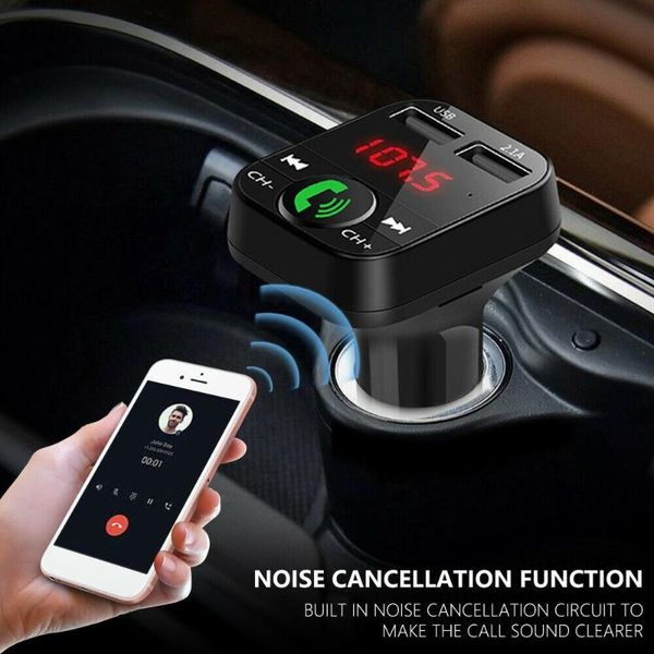 theft protection bluetooth version 4.2 fm transmitter car player kit card charger quick dual usb mp3 handsfree
theft protection bluetooth version 4.2 fm transmitter car player kit card charger quick dual usb mp3 handsfree