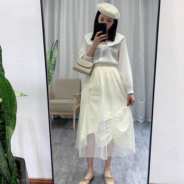 summer korean elastic high waist was thin simple pure color wild casual plus size women a-line long skirt skirts, Black
summer korean elastic high waist was thin simple pure color wild casual plus size women a-line long skirt skirts, Black