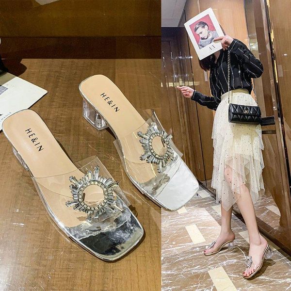 slippers xixiyipin 2021 plus size 35-45 transparent pvc thong women high heels summer outdoor slides for woman sandals, Black
slippers xixiyipin 2021 plus size 35-45 transparent pvc thong women high heels summer outdoor slides for woman sandals, Black