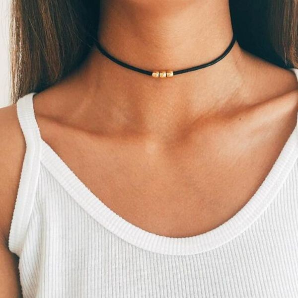 chokers simple gold beads black choker necklace for women chocker necklaces charms collar collier femme colar collane kolye bijoux, Golden;silver
chokers simple gold beads black choker necklace for women chocker necklaces charms collar collier femme colar collane kolye bijoux, Golden;silver
