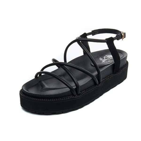 sandals women's casual flat bottom pu thick summer cross straps word buckle beach shoes students simple wild hol jn14, Black
sandals women's casual flat bottom pu thick summer cross straps word buckle beach shoes students simple wild hol jn14, Black