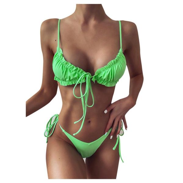 women's swimwear women bandeau bandage bikini set push-up brazilian beachwear swimsuit with front bow and low waist #g2, White;black
women's swimwear women bandeau bandage bikini set push-up brazilian beachwear swimsuit with front bow and low waist #g2, White;black